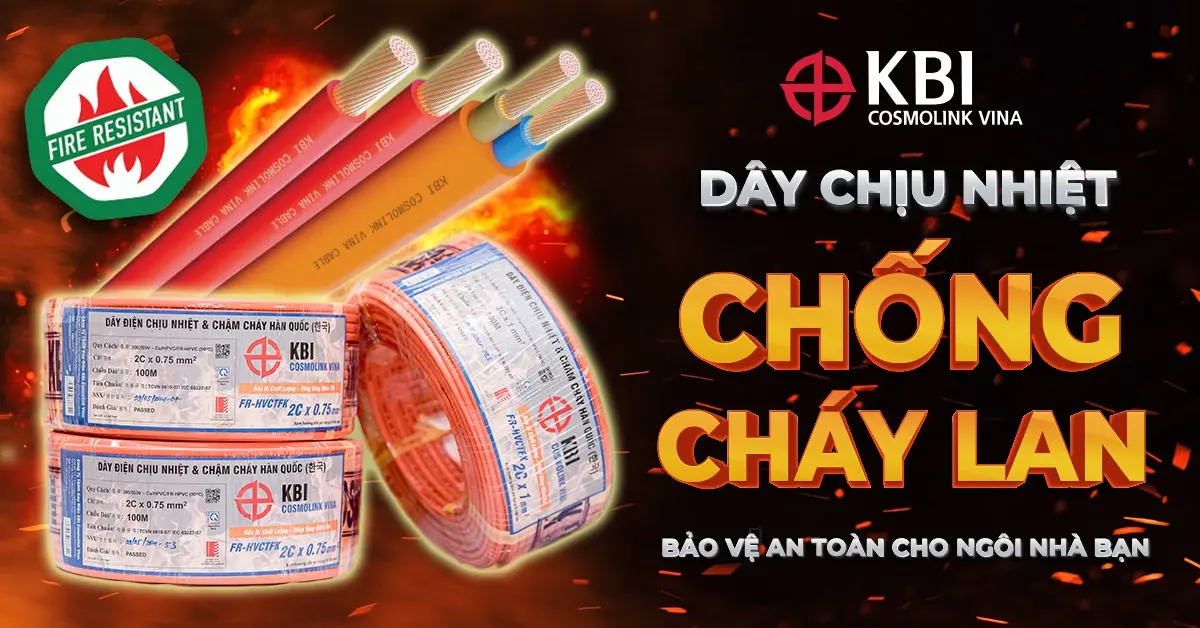 Bảng giá cáp chống cháy KBI Cosmolink VIna