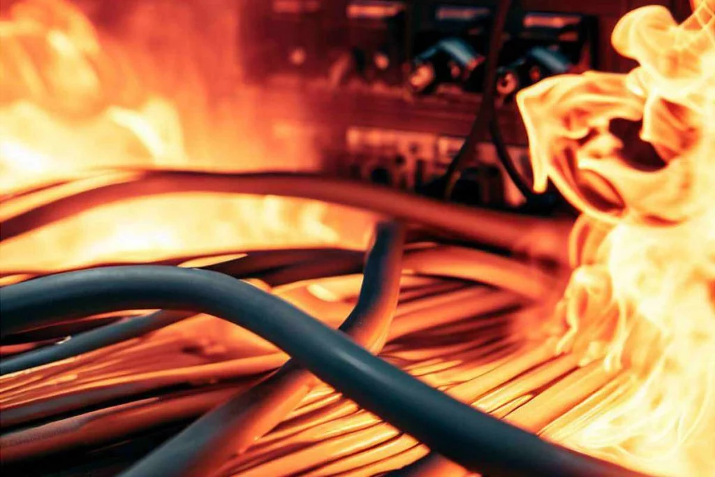 phân biệt cáp chống cháy và cáp chậm cháy